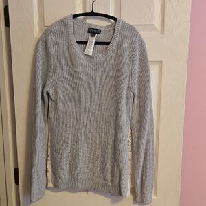 Forever 21 Gray Crew Neck Sweater